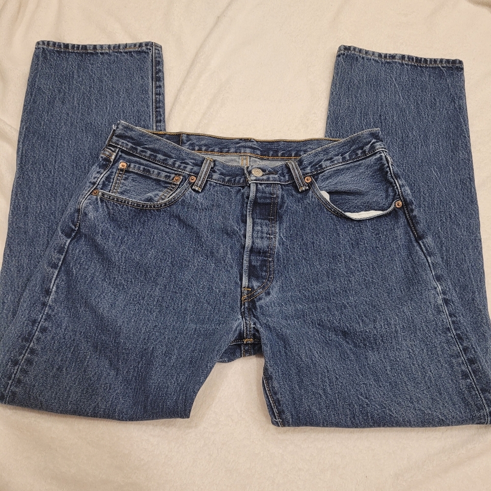 💥HP💥 LEVI'S 501 Men's jeans 33x30 - Picture 4 of 9
